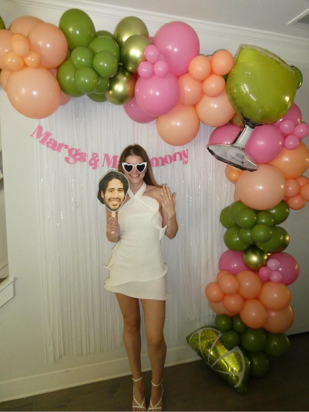 Meshki White Mini Halter Dress